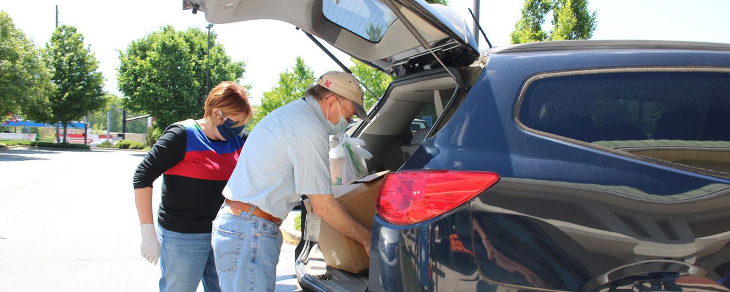 DriveThrough Food Pantries at Local Library Cobb County